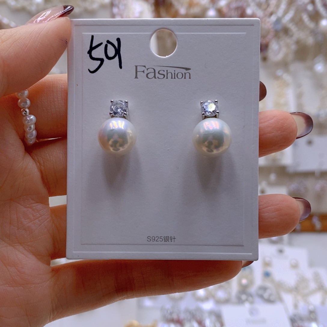 颈饰银S925镶嵌淡水珍珠