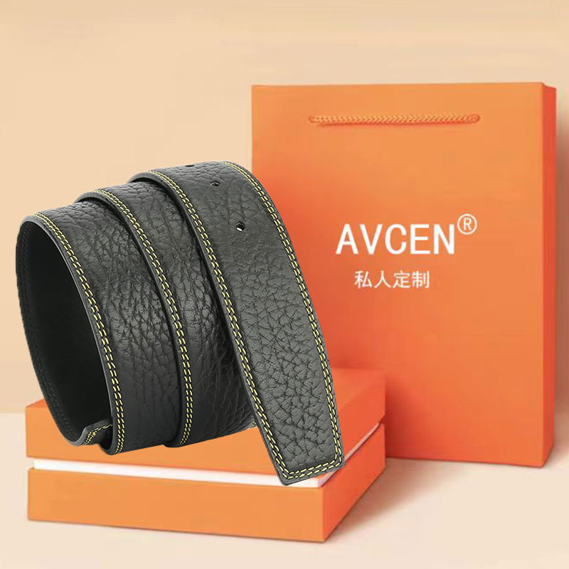 【私人定制进口牛皮套装】高档皮带真皮腰带款时尚百搭商务潮裤带男