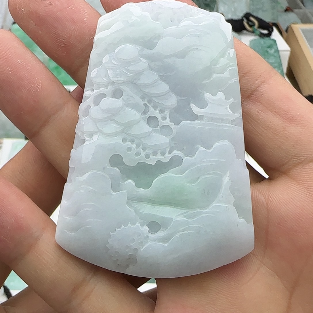 颈饰未镶嵌翡翠翡翠