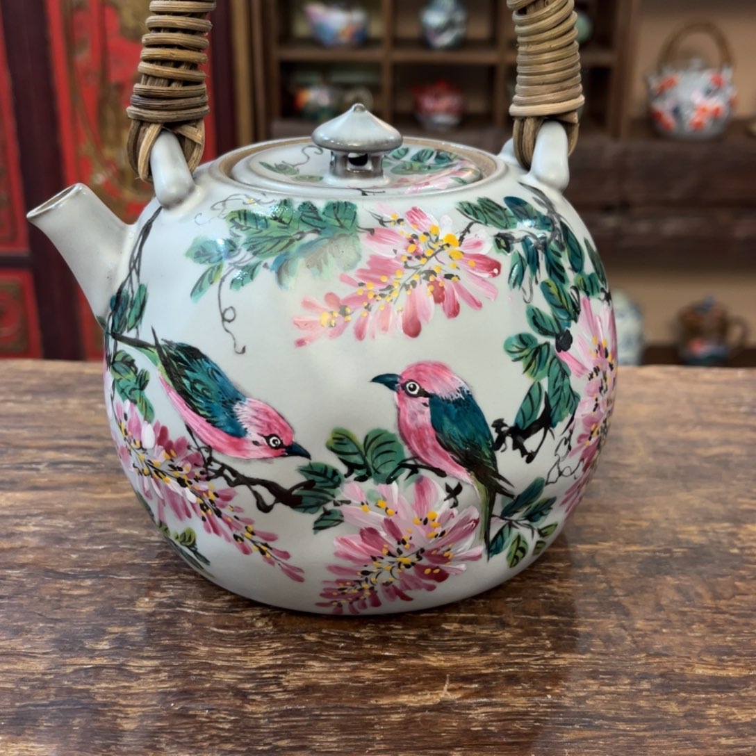 柴烧手工手绘陶瓷