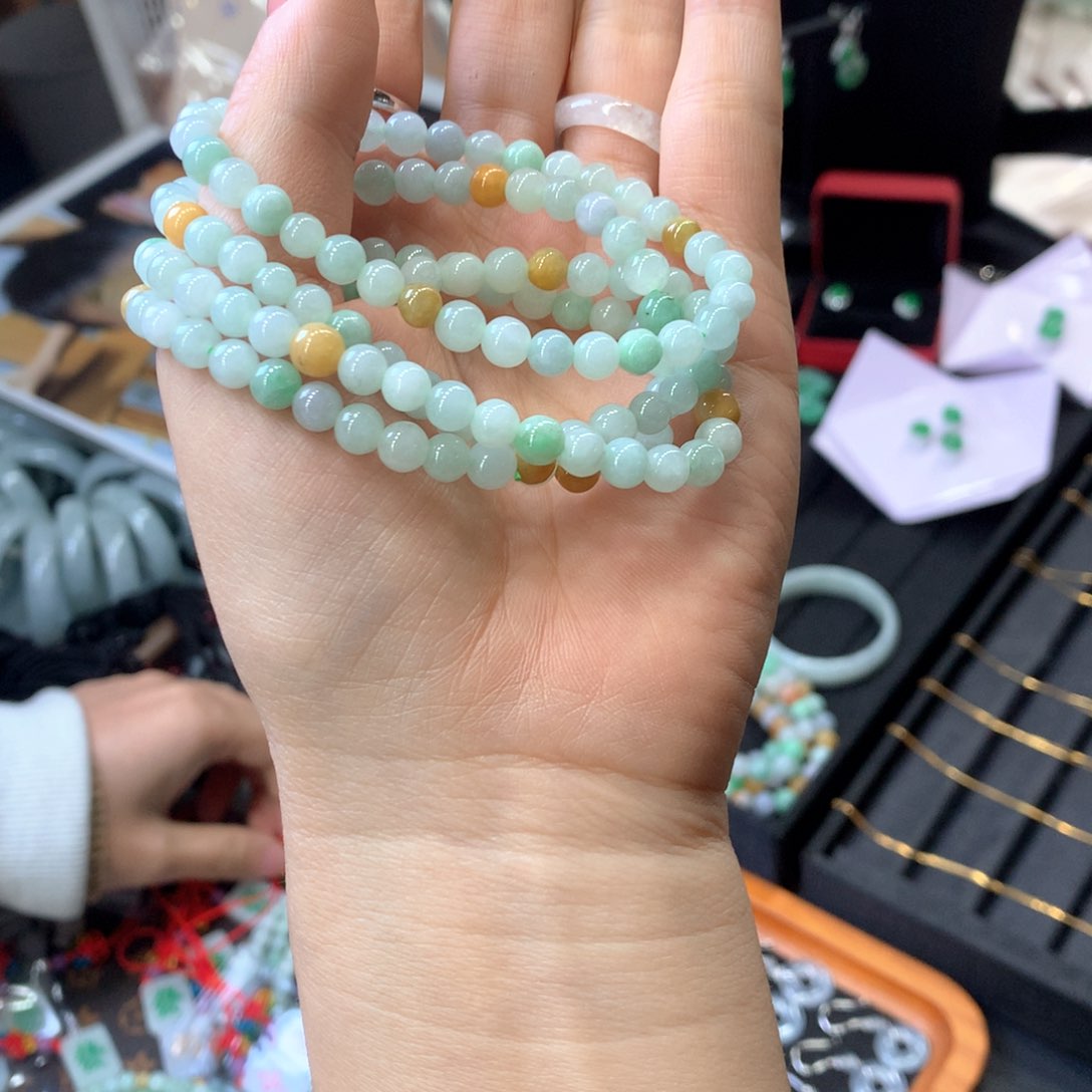 未镶嵌手链翡翠多样性发1