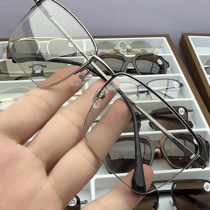 半框款冰山彩，天然石头镜，假一赔万