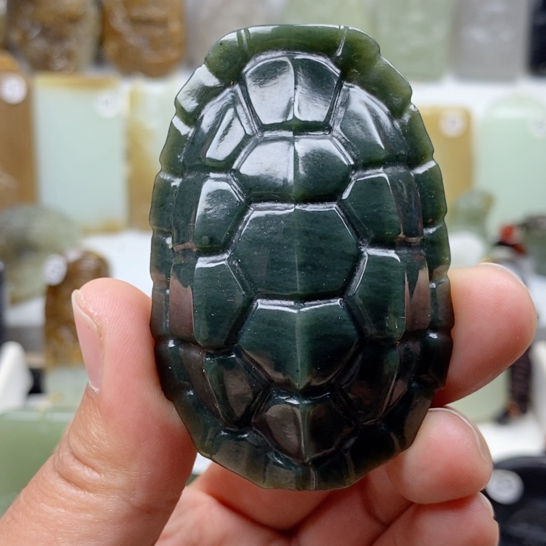 和田玉（青玉）颈饰未镶嵌