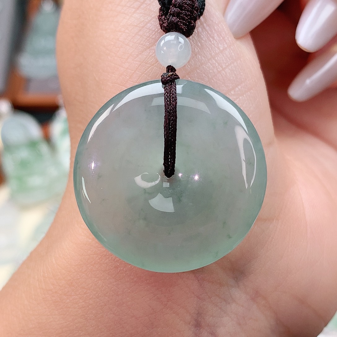 颈饰未镶嵌翡翠扣