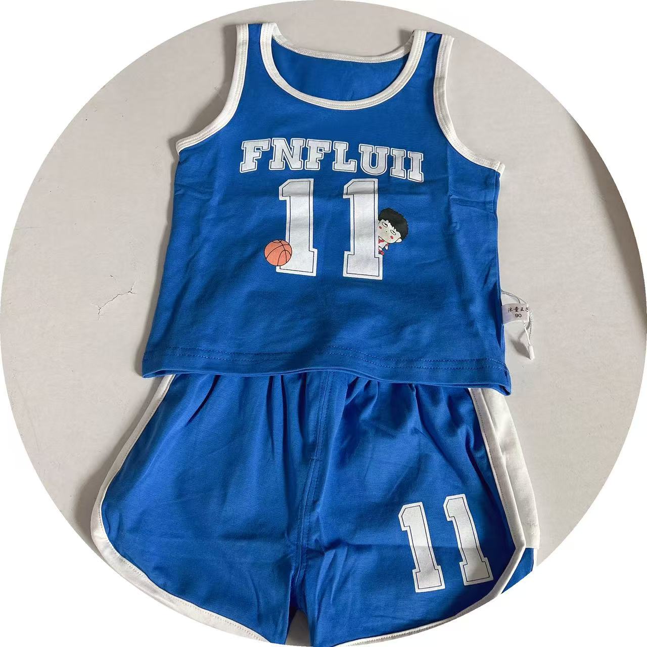 沐童儿童背心套装