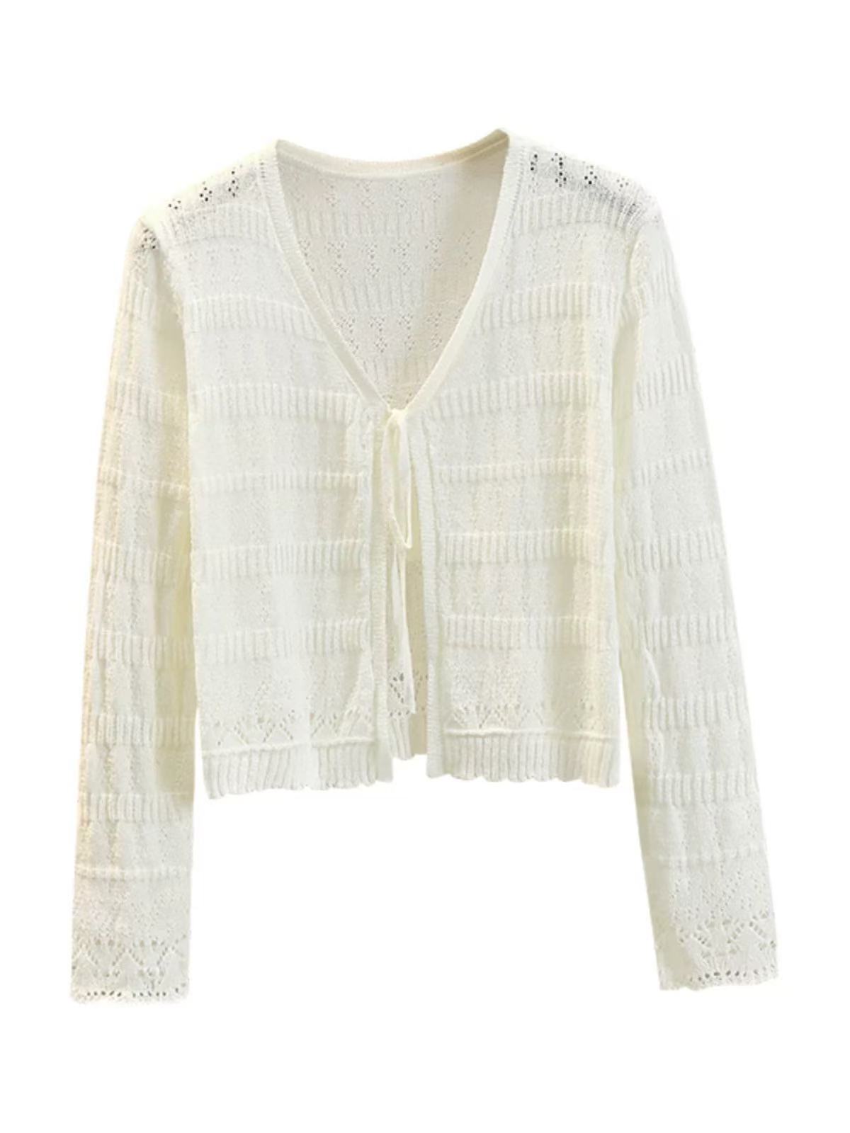 编码521-606新款韩系夏季薄款防晒搭配吊带裙爆款防晒针织开衫