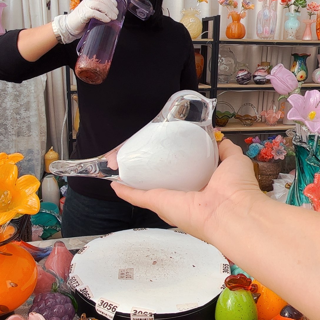 大鸟福利家悦琉璃工艺品不完美