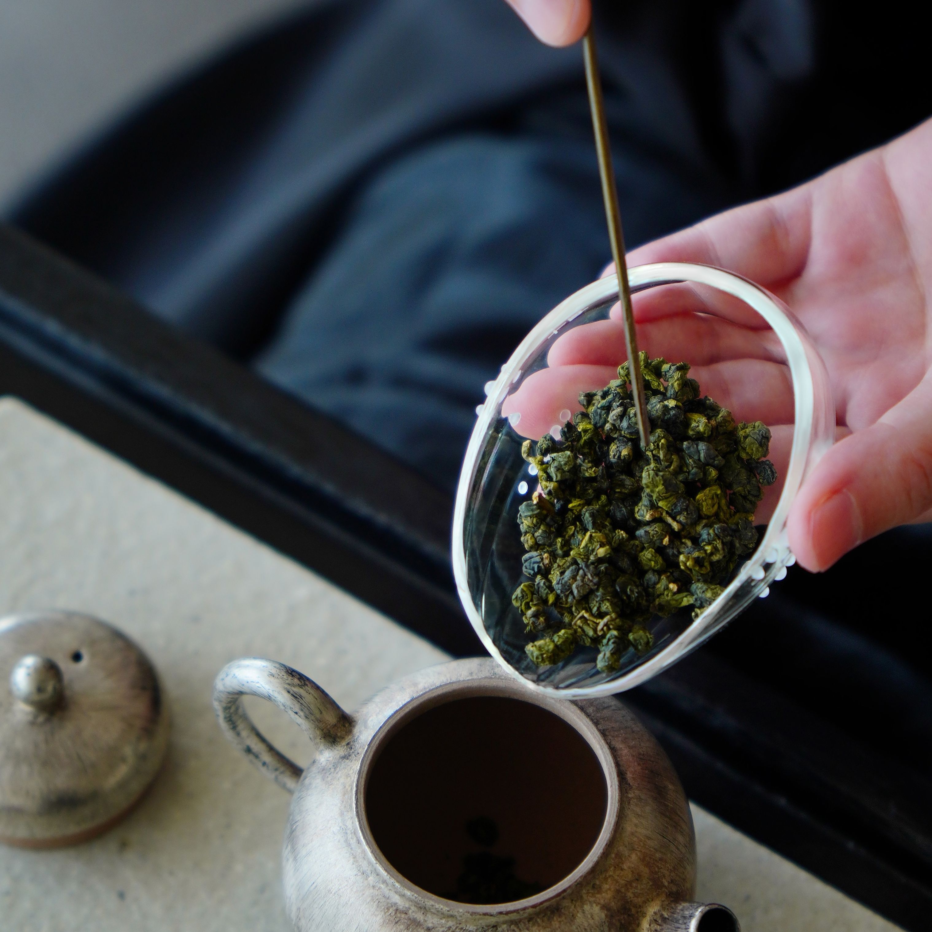 【悦生活】小号珠玉茶则(长7.7cm、宽5.8cm)（ZL-S0018）