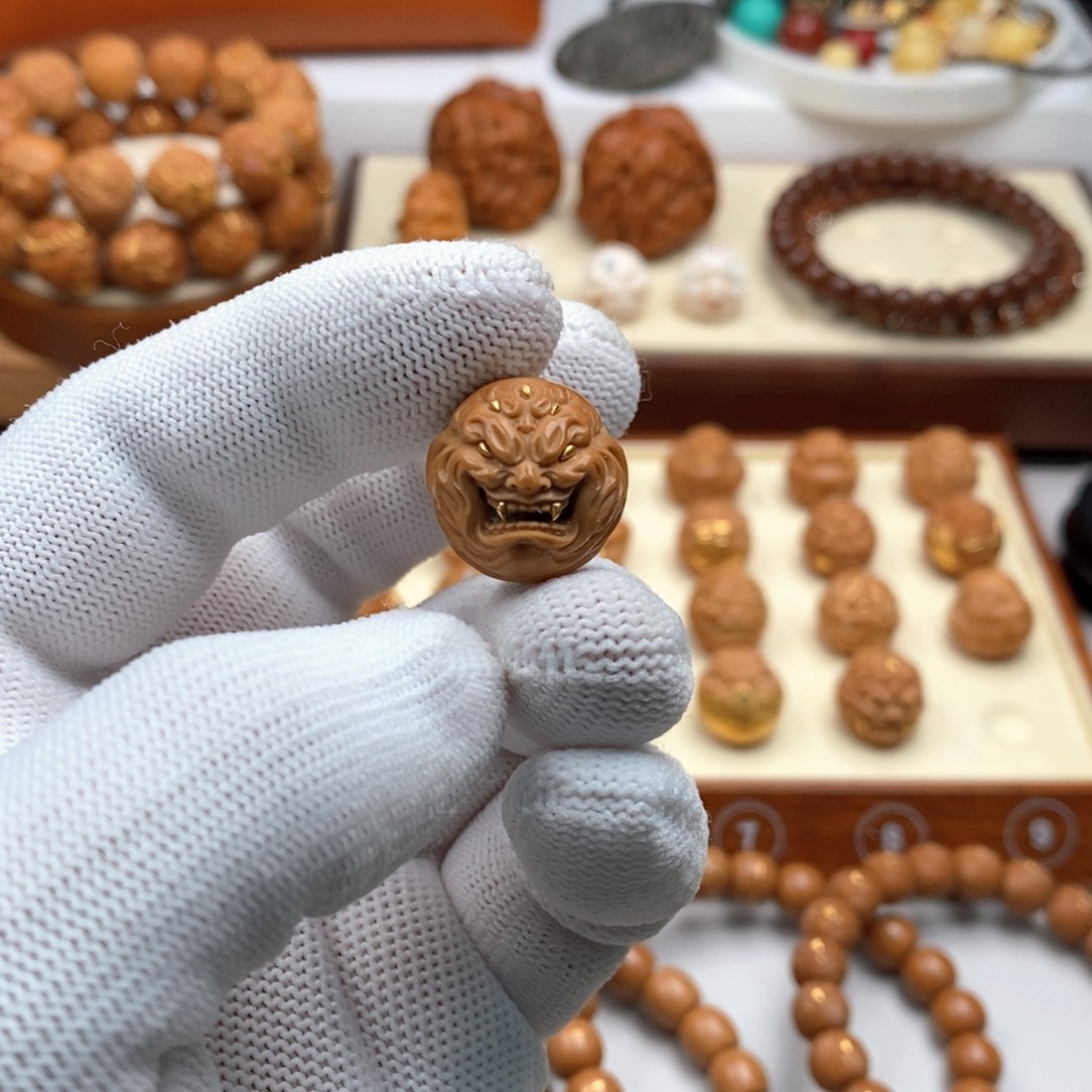 猴头核桃吊坠猴头