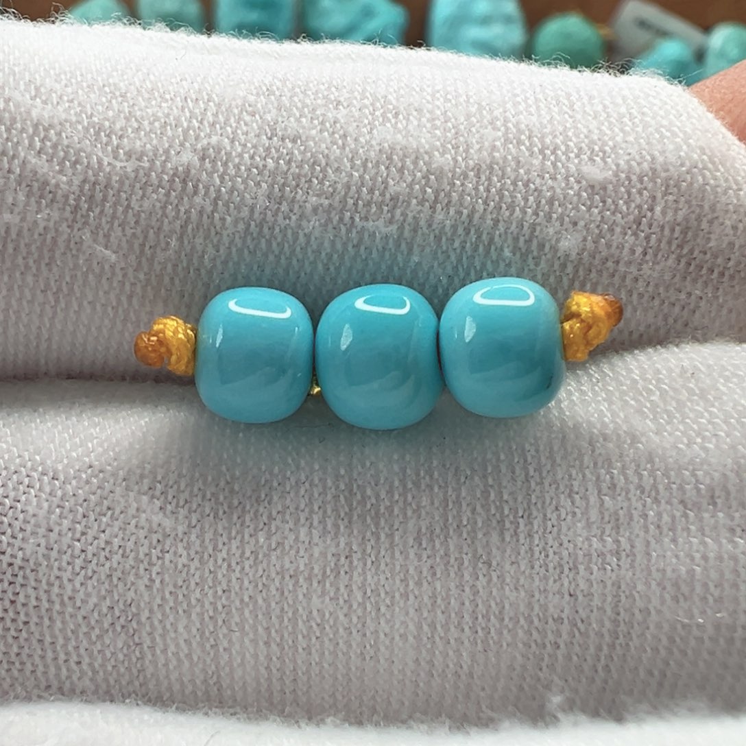 绿松石未镶嵌老型套装6.2mm