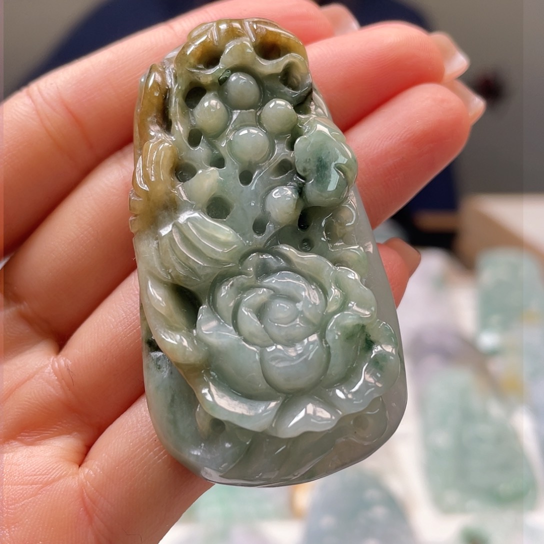 翡翠吊坠(不含链)未镶嵌