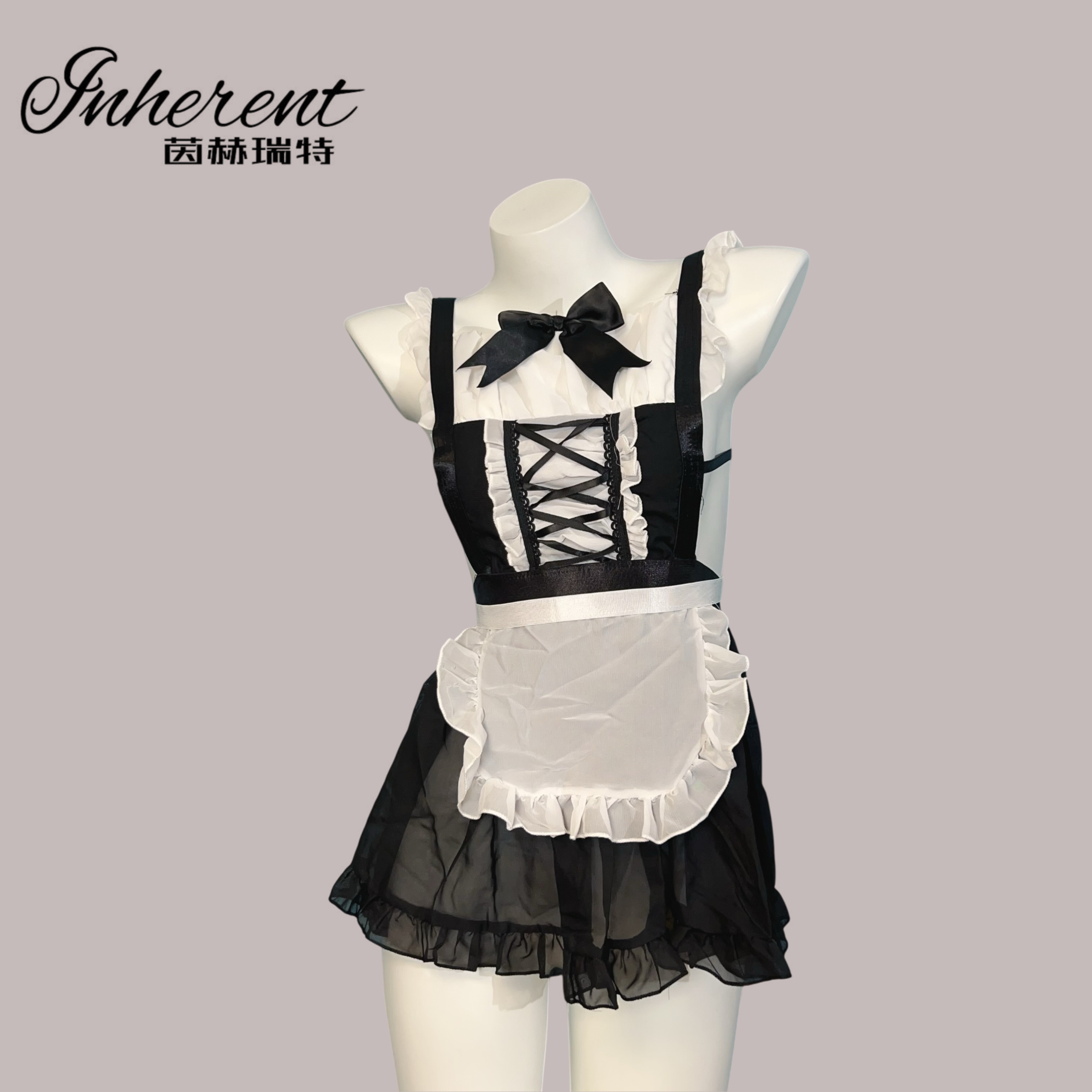 【糖霜】角色扮演俏皮可爱女佣制服百搭蕾丝jk