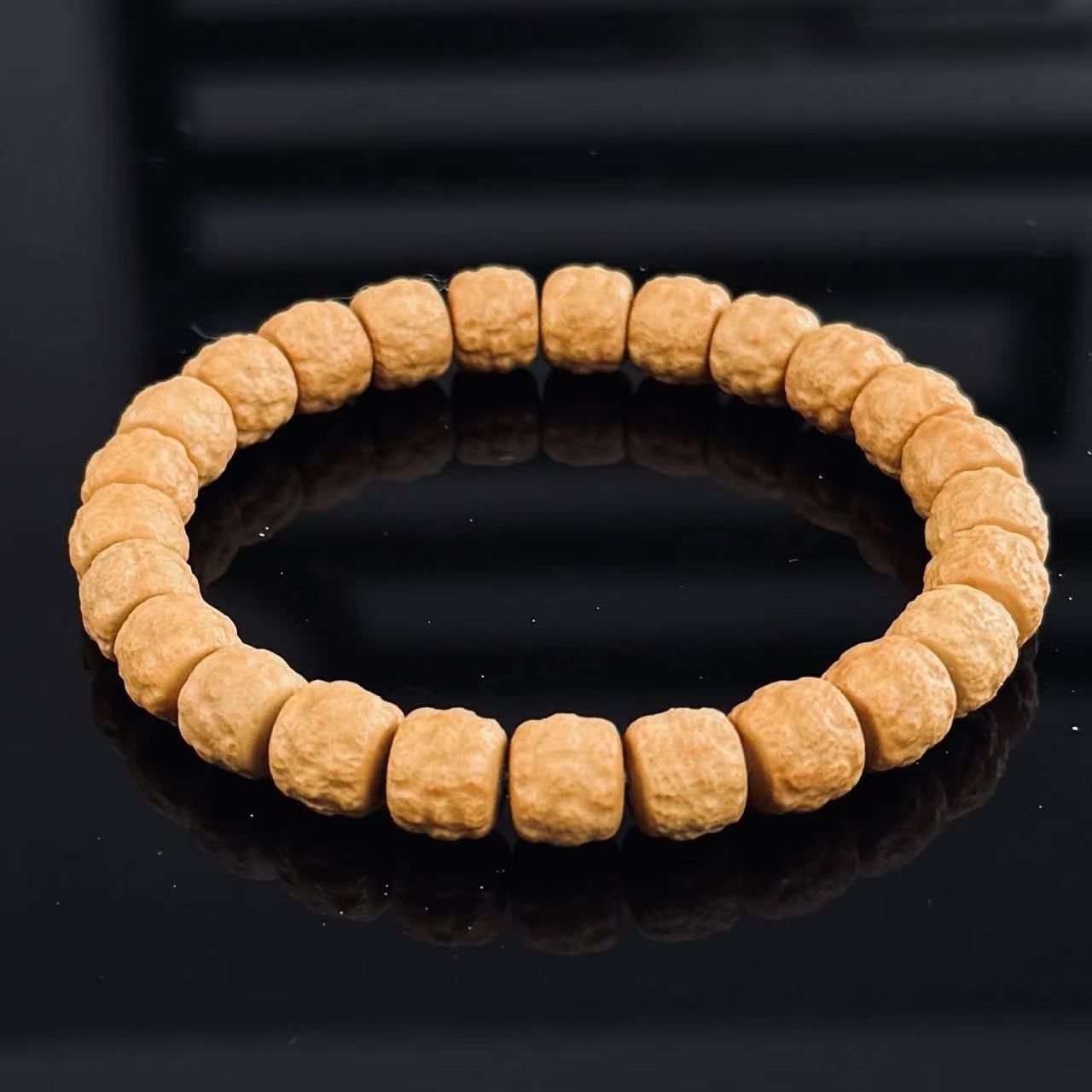 穷哥们-饕餮-纯手工-猴头手串