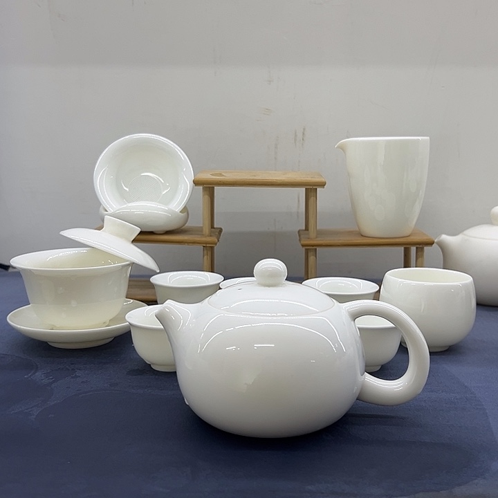 德化白瓷300毫升大壶套装
