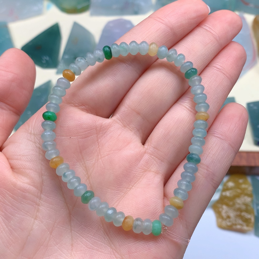 定制翡翠未镶嵌天然缅甸翡翠包抛光