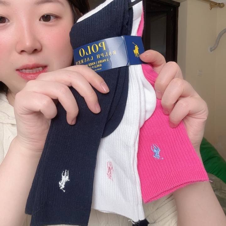 三醋酯纤维拉夫9-11女孩小腿袜，瘦子可穿三双