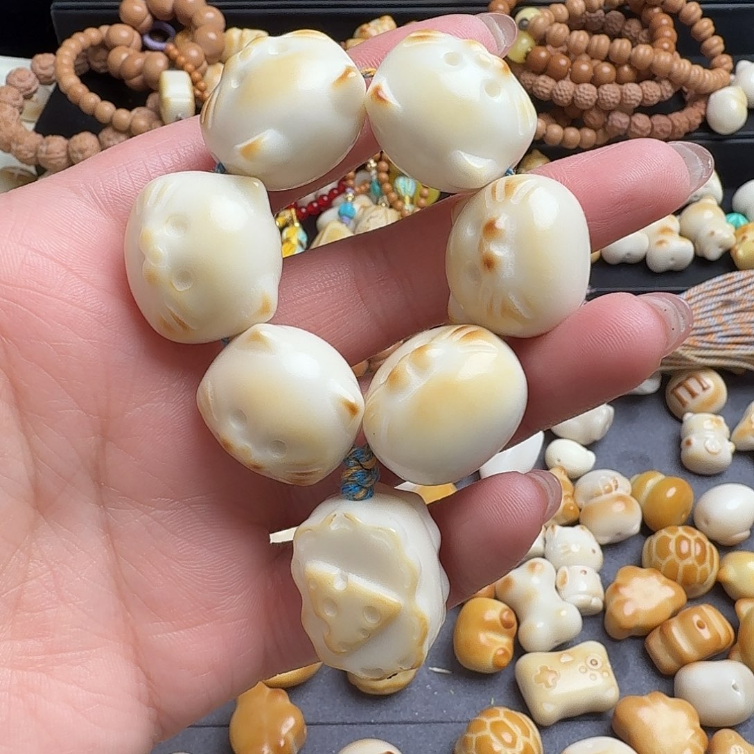 猴头核桃手串猫头手撵不退不换