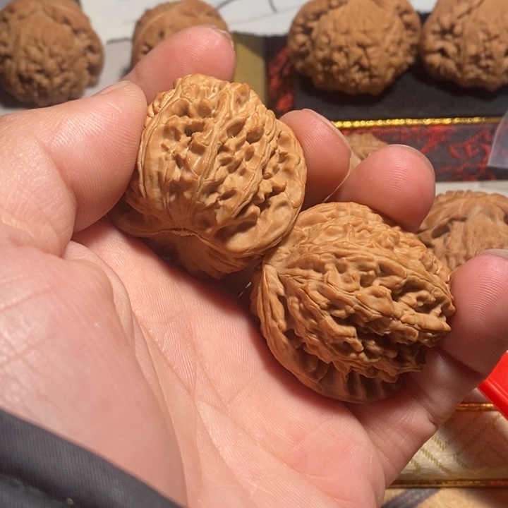 文玩核桃把件兜*.核桃
