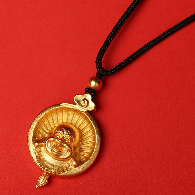 【顺丰包邮明日到家】弥勒佛项链精美吊坠毛衣链男女适戴2025新款送妈妈送女友送婆婆精美礼物礼品铜合金