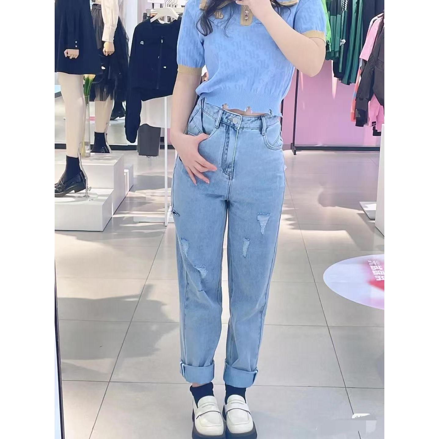 499【1177】百搭哈伦牛仔裤