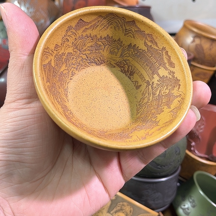 茶杯紫砂全手工紫砂主任杯
