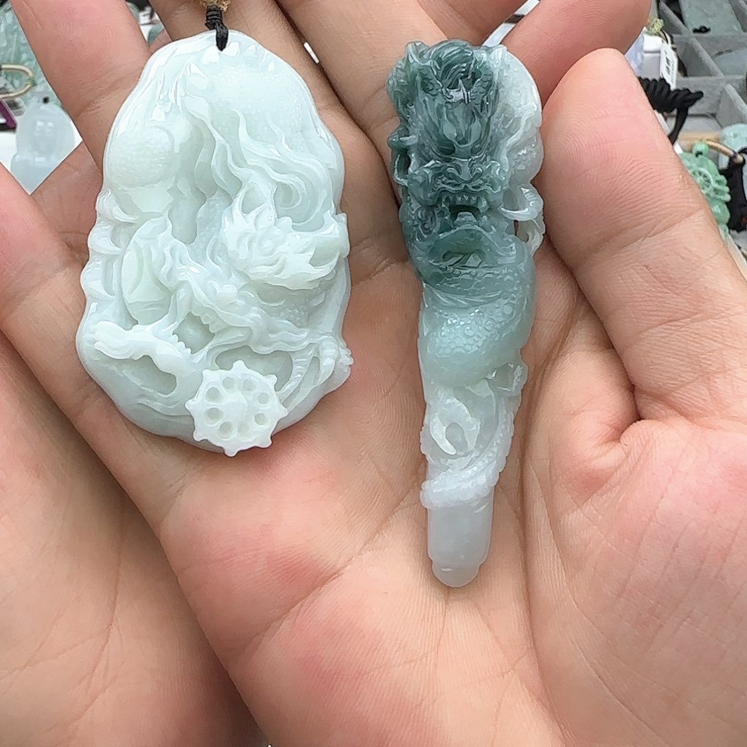 翡翠颈饰未镶嵌你***丶翡翠