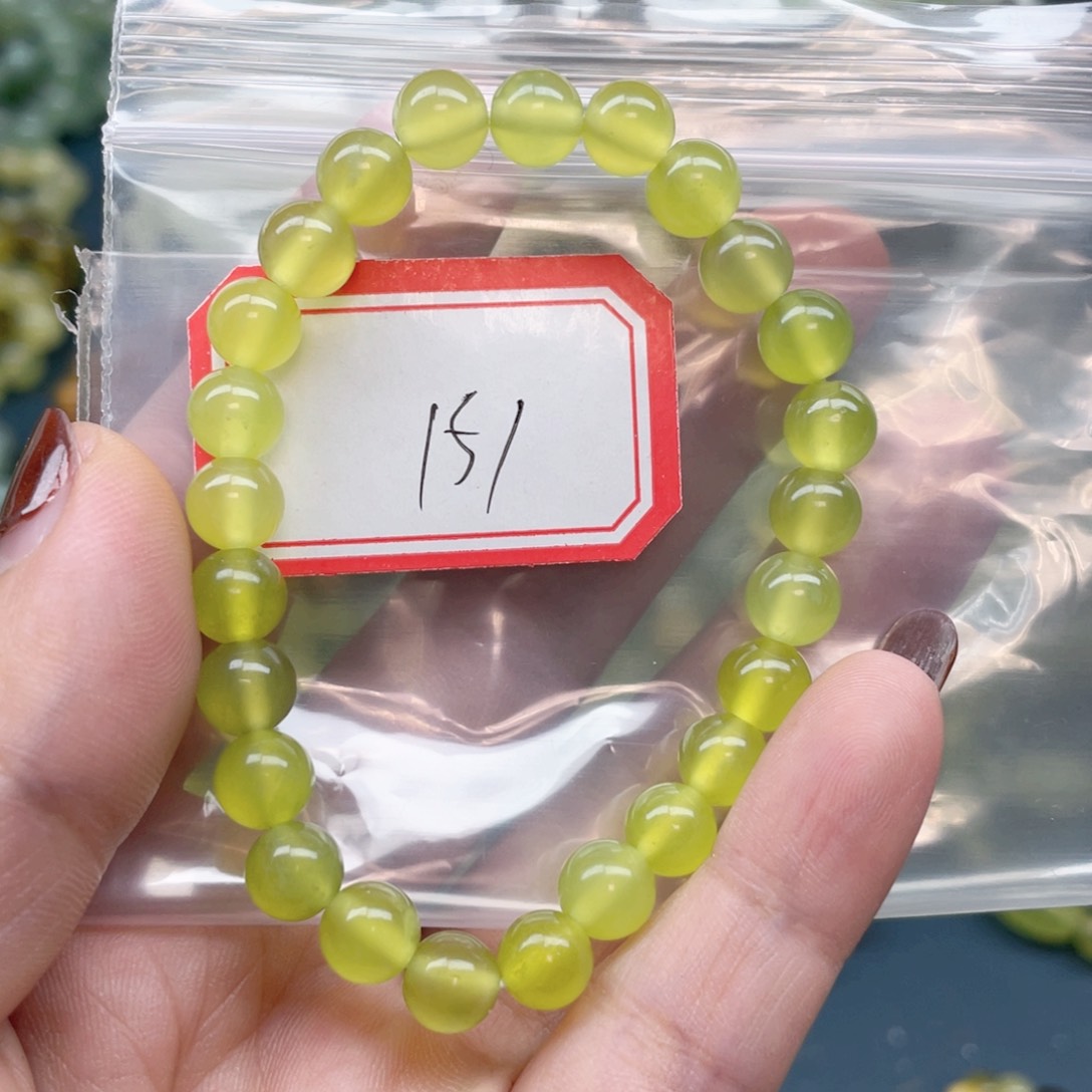 未镶嵌蛇纹石玉手串