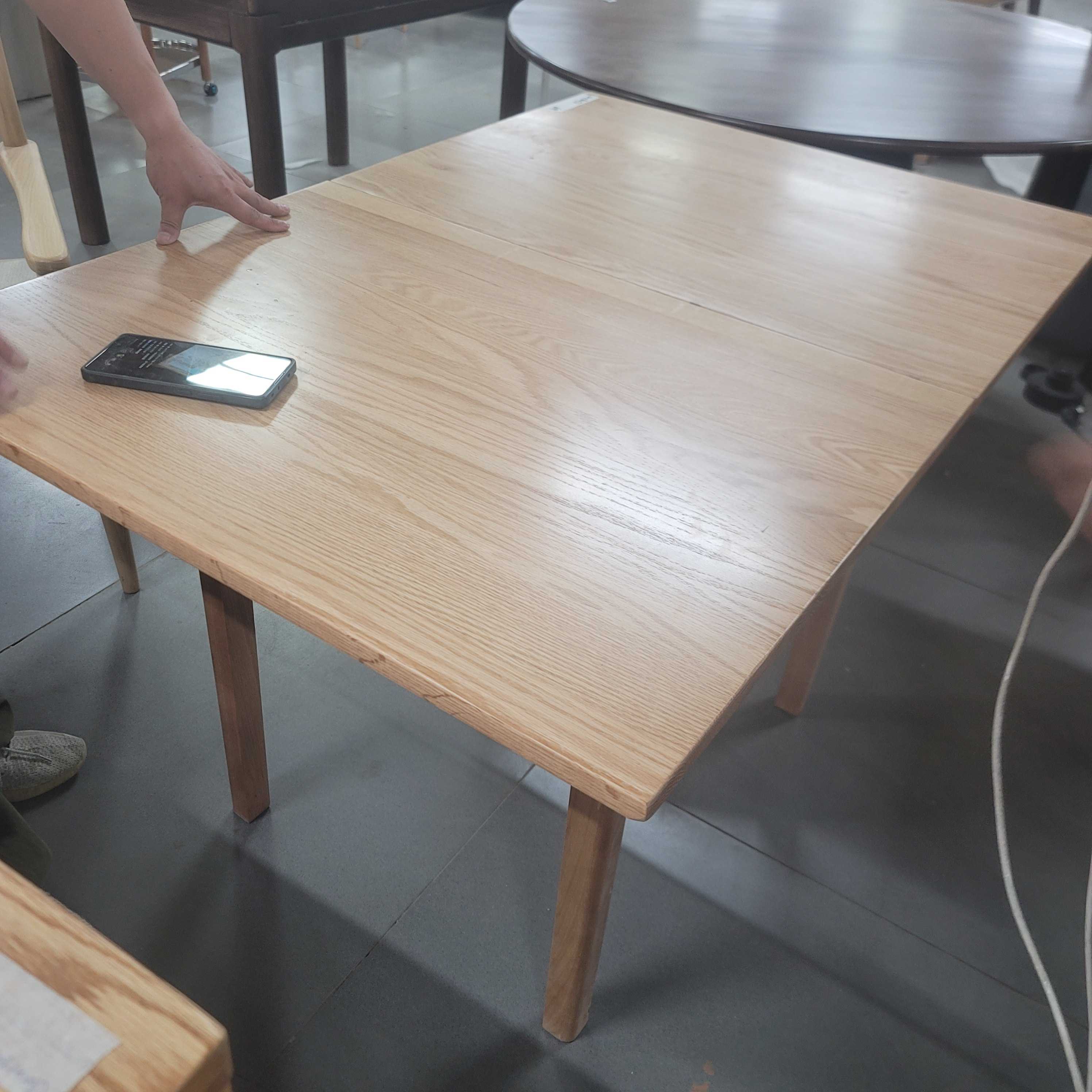 餐桌红橡木折叠餐桌120×80×76   瑕疵无售后1017百