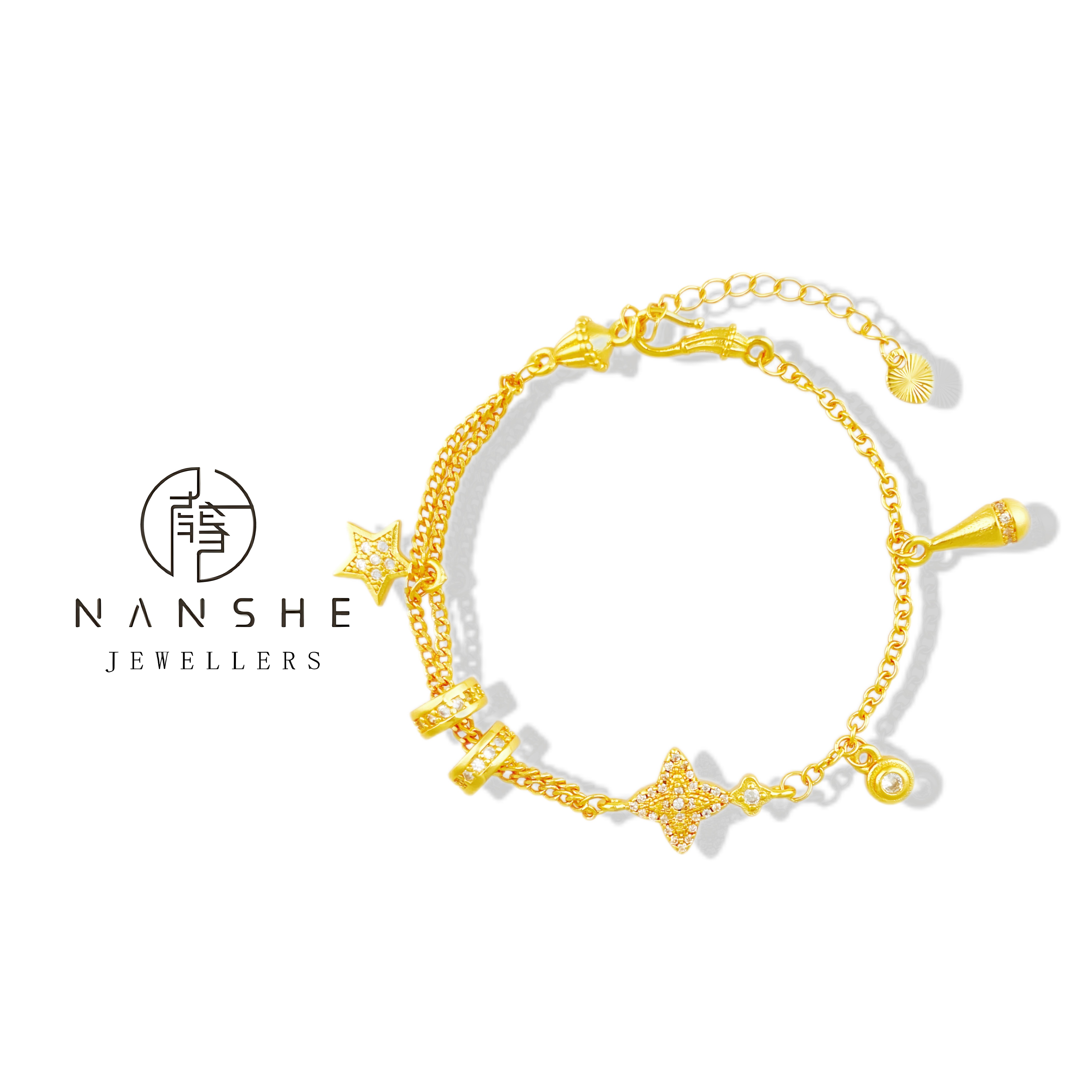 NANSHE/南奢 幸运星百搭手链气质轻奢经典 L850