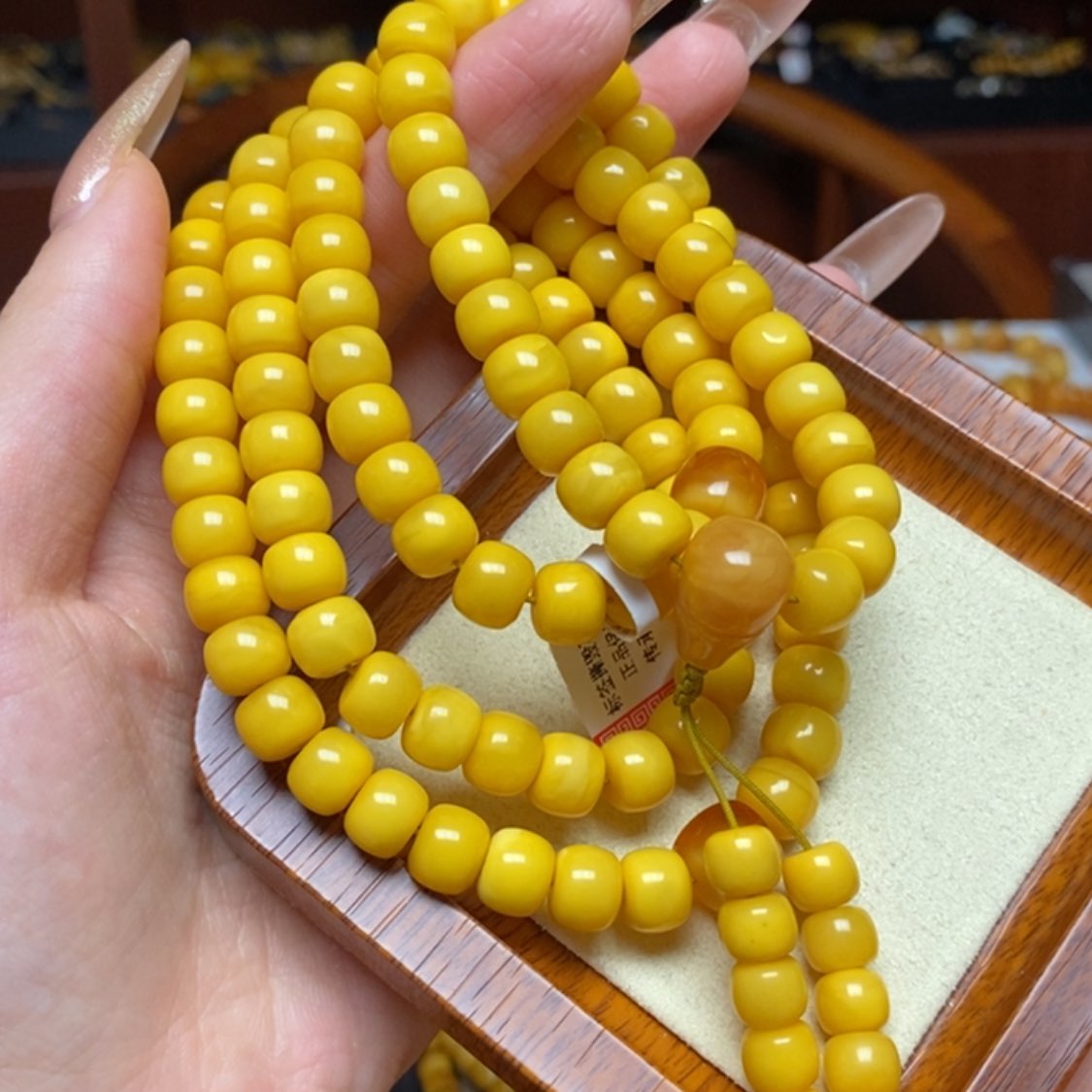 【闪购商品】蜜蜡手链未镶嵌手串