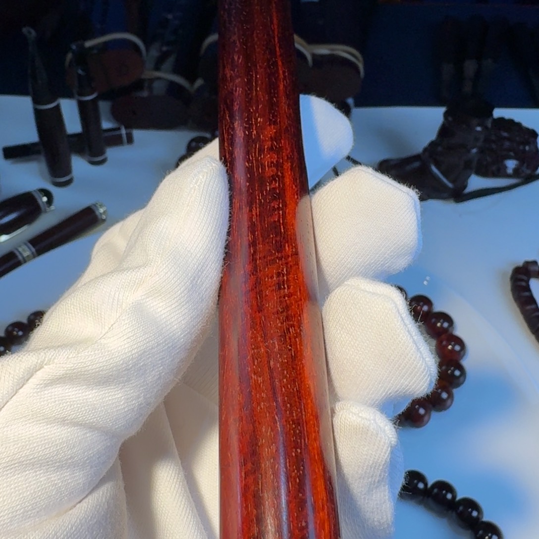 小叶紫檀手串/手链印度小叶紫檀日本三味线古琴料横财棍