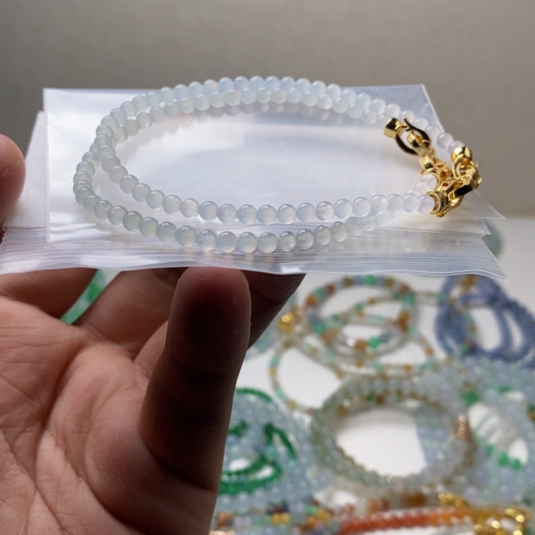 定制翡翠未镶嵌缅甸翡翠a货卡3.8发一条