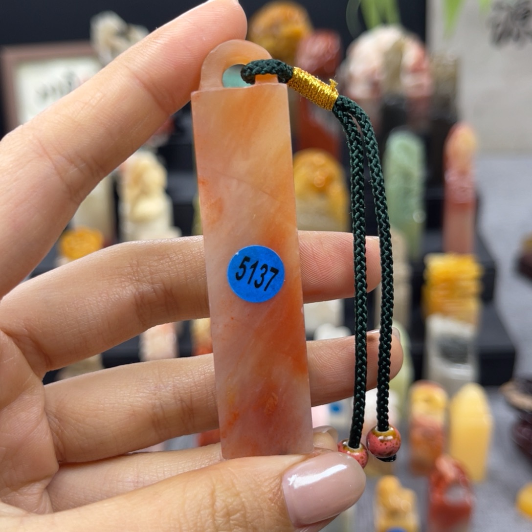 寿山石印石5137。                   