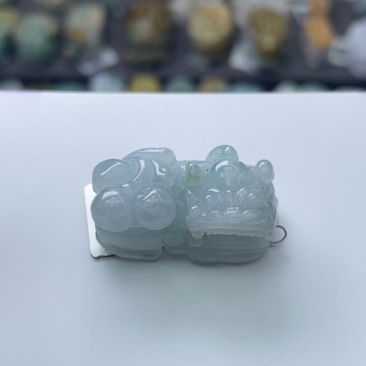 翡翠颈饰未镶嵌貔貅