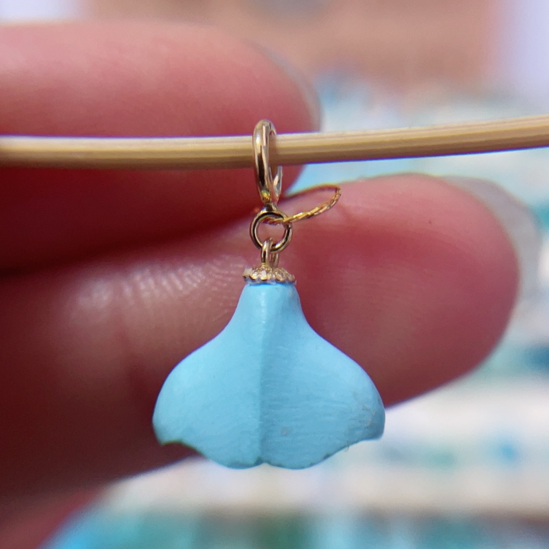 绿松石珠宝奇石18K金镶嵌