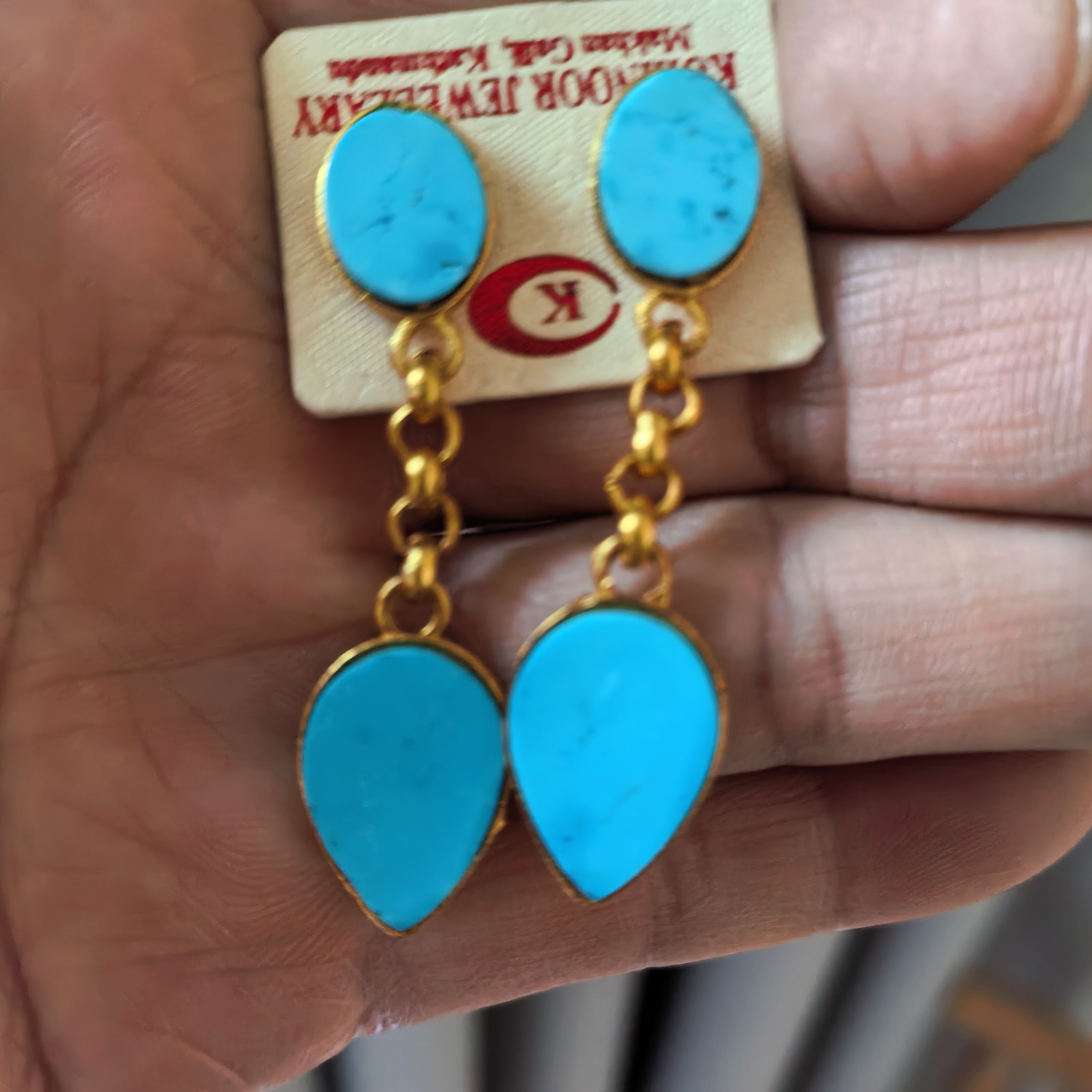 黄铜锆石耳饰 莫桑石绿色镶嵌冰透素款手工新款耳钉