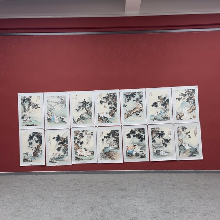 国画书画作品多次参加全国大展