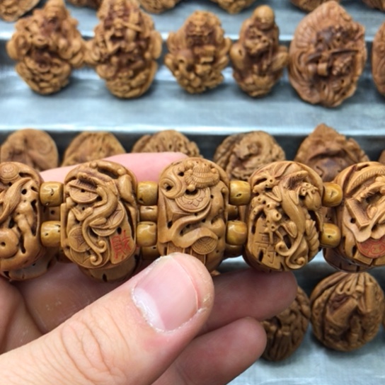 桃核手串桃核材质