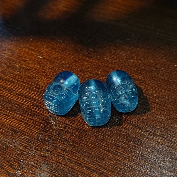 【书记甄选】海蓝宝貔貅单珠 多样性发一件 BB442