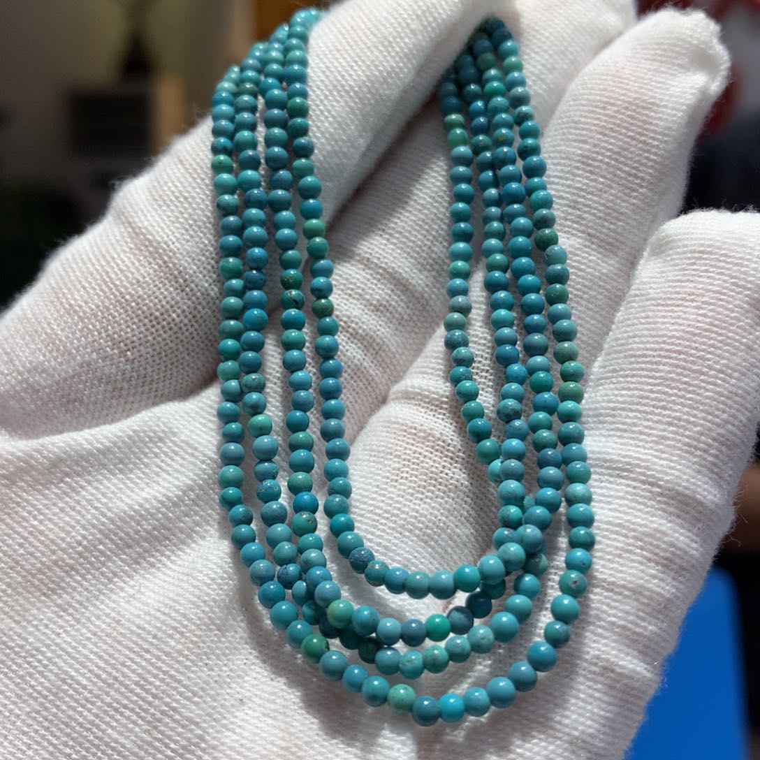 未镶嵌绿松石长链