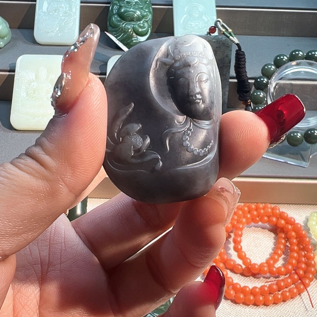 和田玉吊坠(不含链)未镶嵌