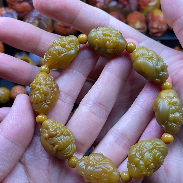 玛瑙/玉髓未镶嵌手串战国红手串