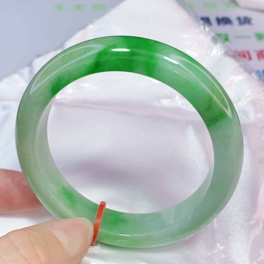 未镶嵌手镯翡翠小*儿54.5正圈