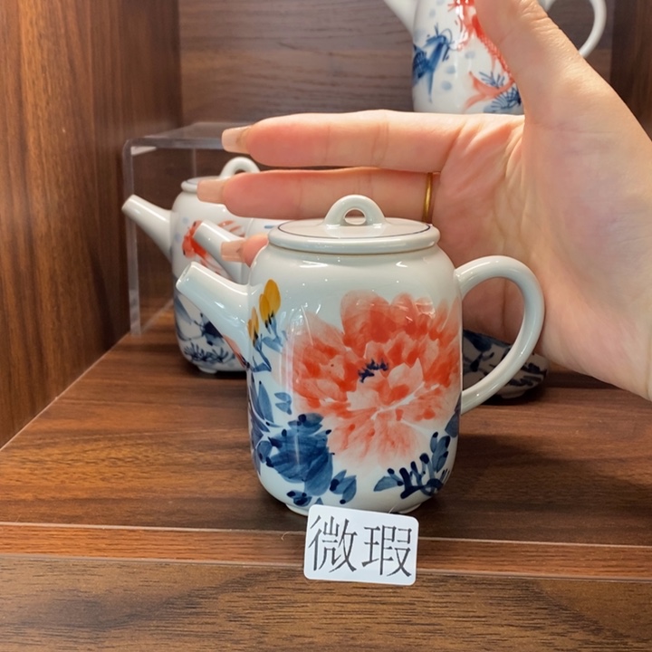 釉下老陶泥手工绘制