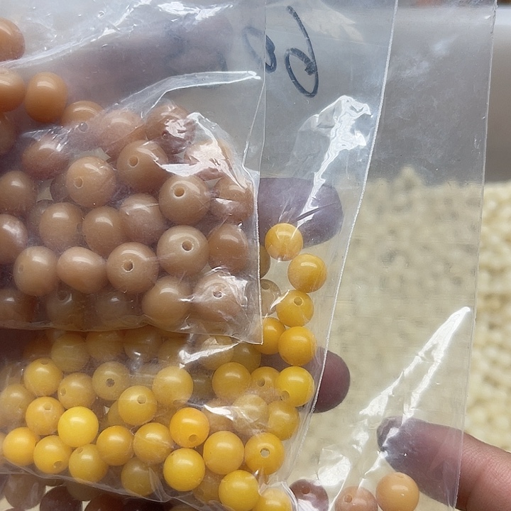 白玉菩提吊坠微瑕三拼