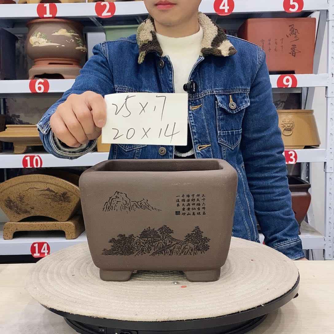 紫砂花盆紫砂花盆