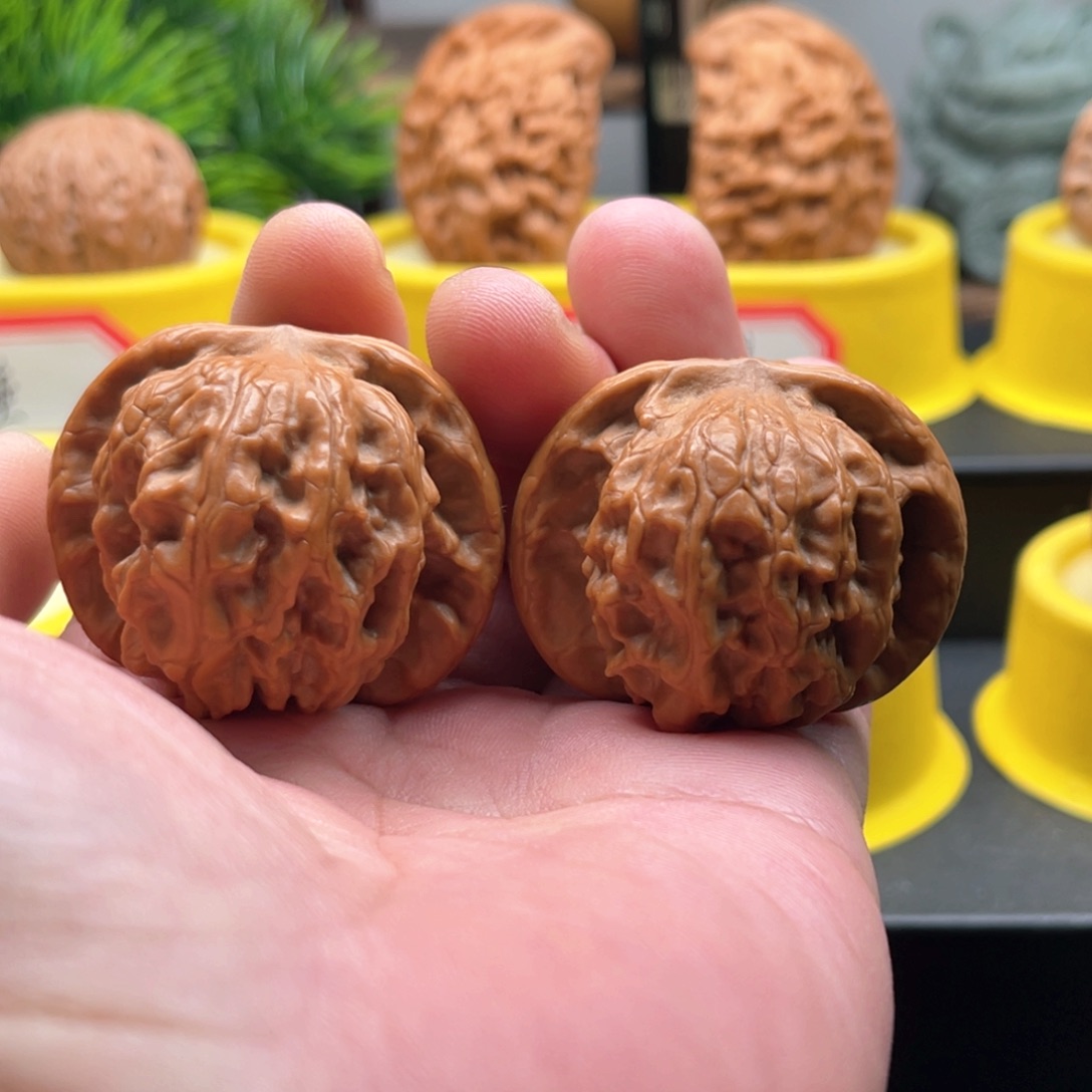 文玩核桃吊坠41矮桩野狼