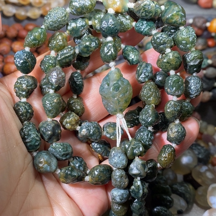 未镶嵌玛瑙/玉髓珠宝奇石一*金