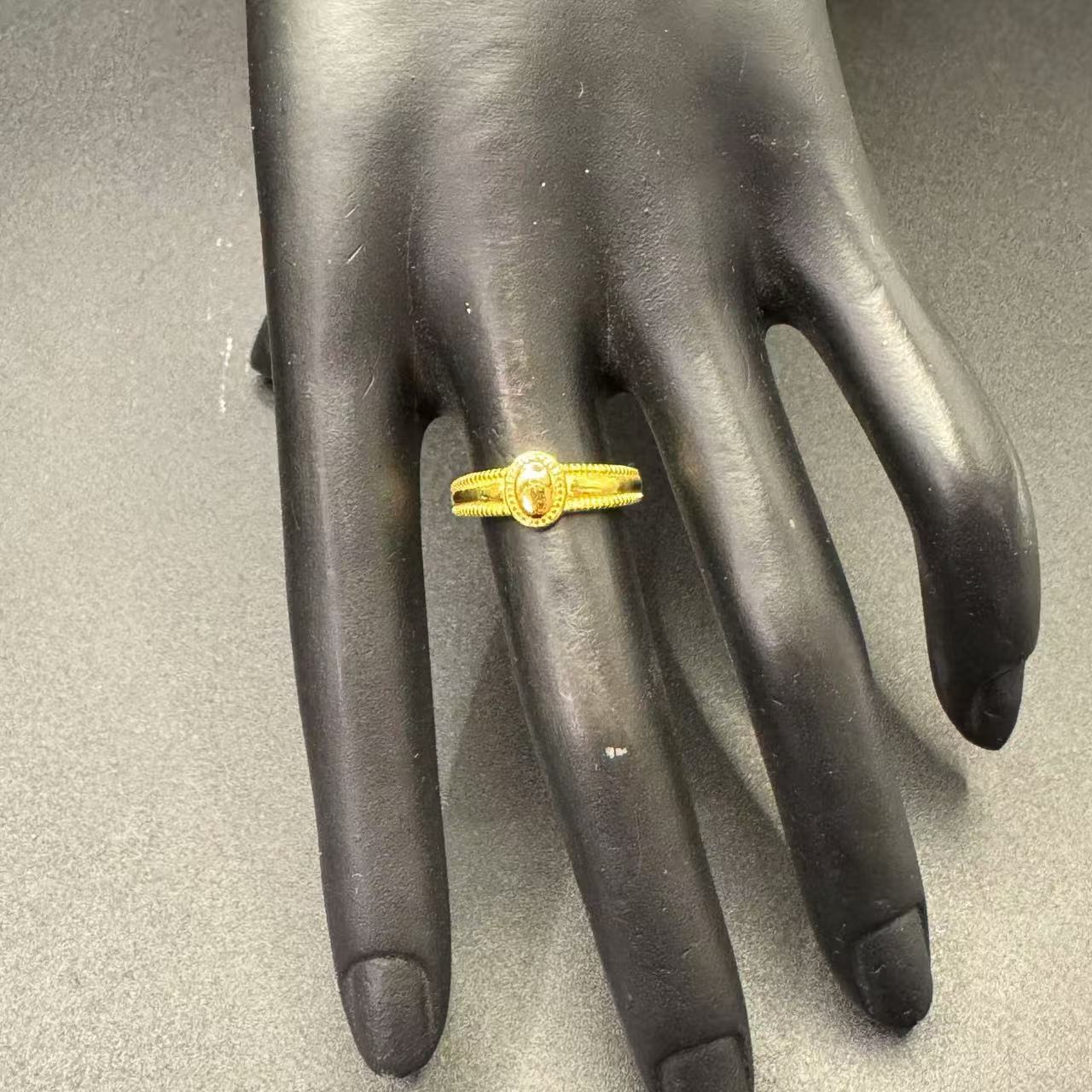 娅然黄金   足金4.09g   戒指