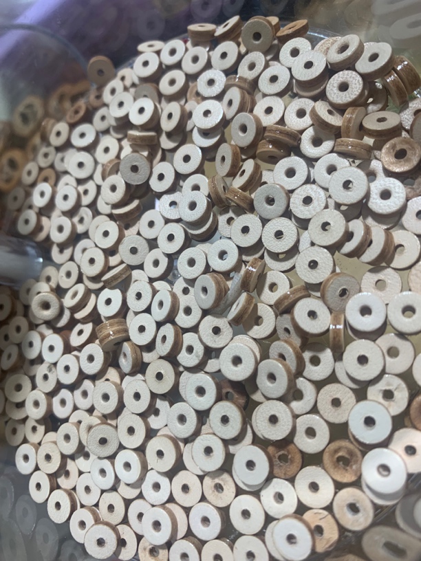 长弘梅林铁核橄榄隔片0.6尺寸12片随机发
